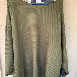 a.n.a knit oversized olive color new w/tags s. xxl